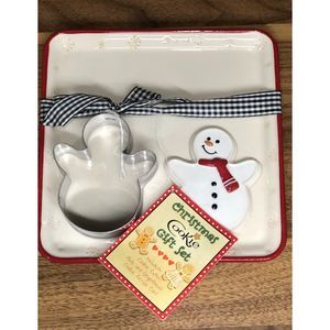 Vintage Ceramic Christmas Cookie Gift Set By Grasslands Roads